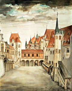 キャッスルコートヤード、インスブルック 作： Albrecht Dürer